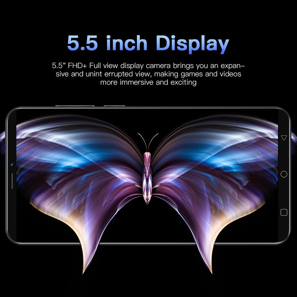 Wholesale Cheapest Phone Supplier Face Unlocked Mini Smartphone Android Phone Mobiles S22 5.5 Inch 8+256G Mobail Phone Lcd 48 MP